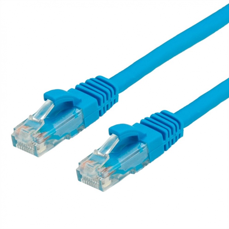 Imagine Cablu de retea RJ45 cat. 6A UTP 2m Albastru, Value 21.99.1452